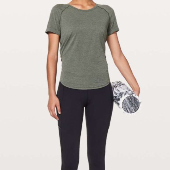 Lululemon Open Up Tie Back Tee - Picture 2 of 8